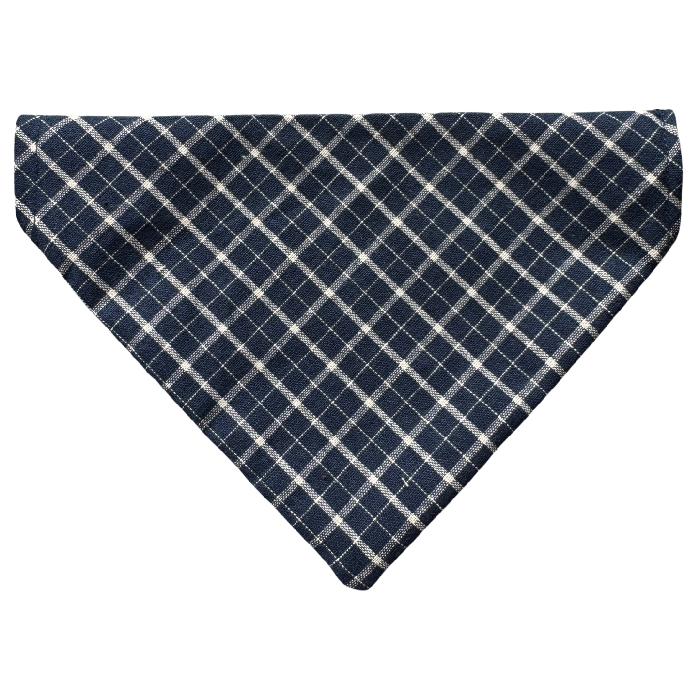 Blue and beige bandana, Linen