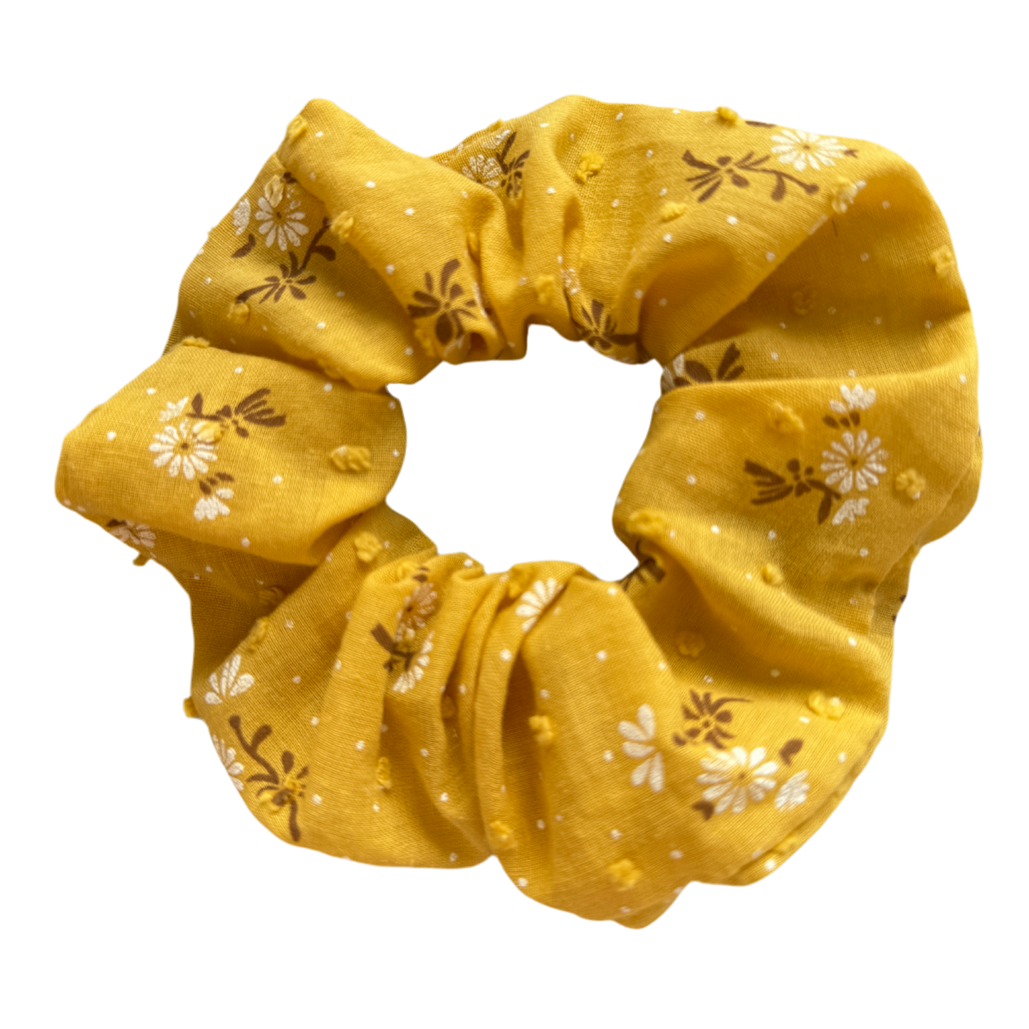Mustard yellow scrunchie L