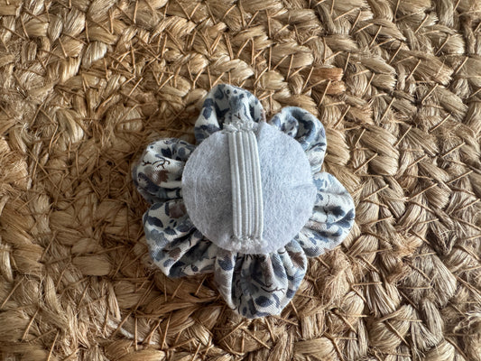 Collar flower, floral, blue, back