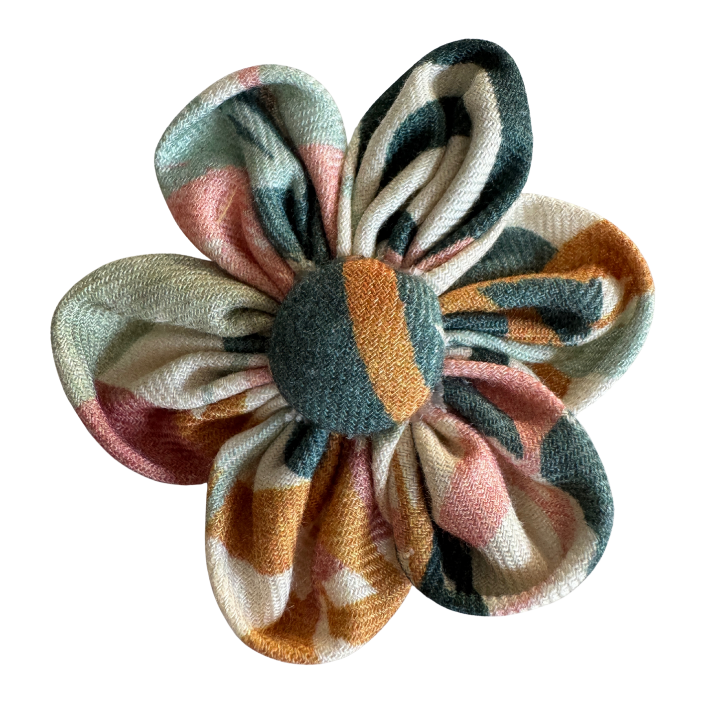 Collar flower, pink and greens