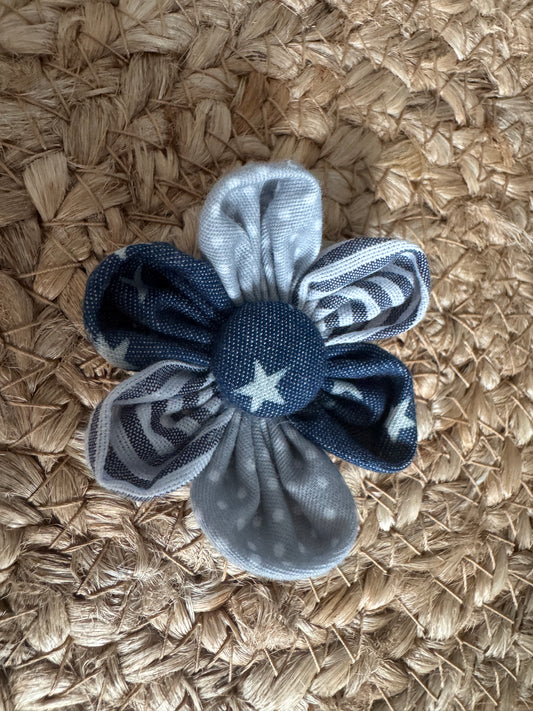 Collar flower, stars, stripes and dots